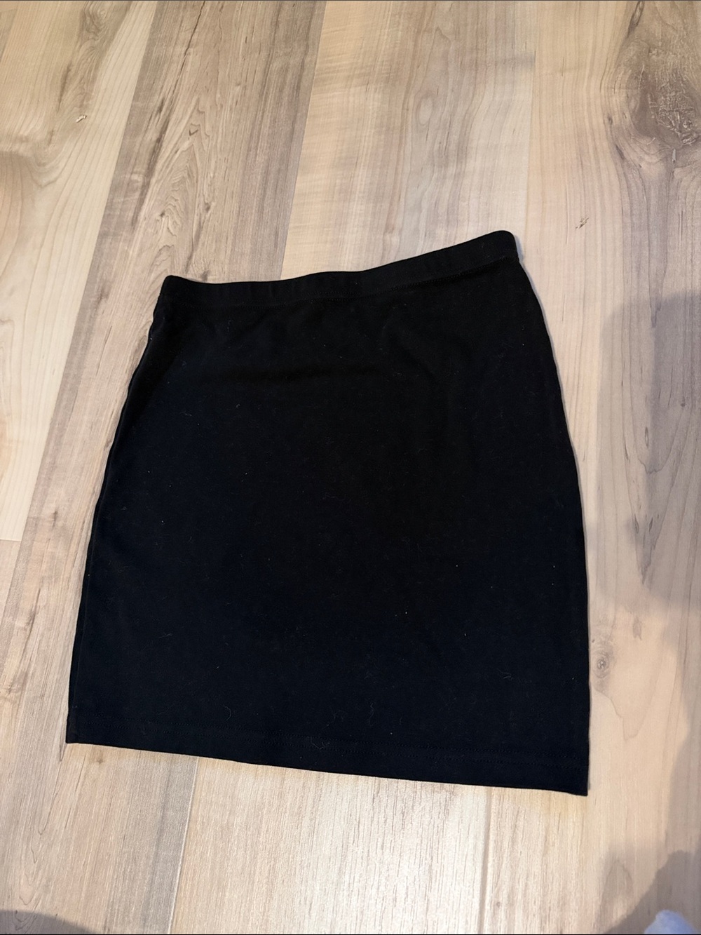 size xs shein black mini skirt